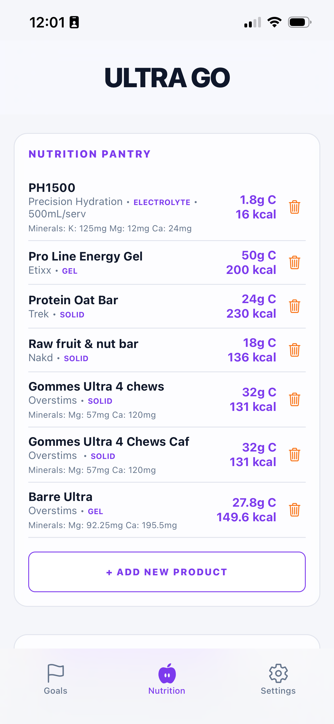 App Strategy Screen